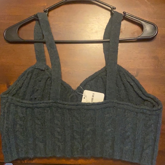 NWT Free People Cable Knit Crop - M - Picture 3 of 4